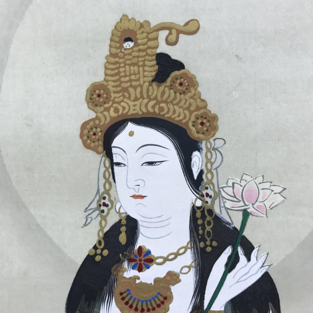 西国三十三ヶ所/西国三十三箇所霊場集印肉筆掛軸/掛軸☆宝船☆AD-583