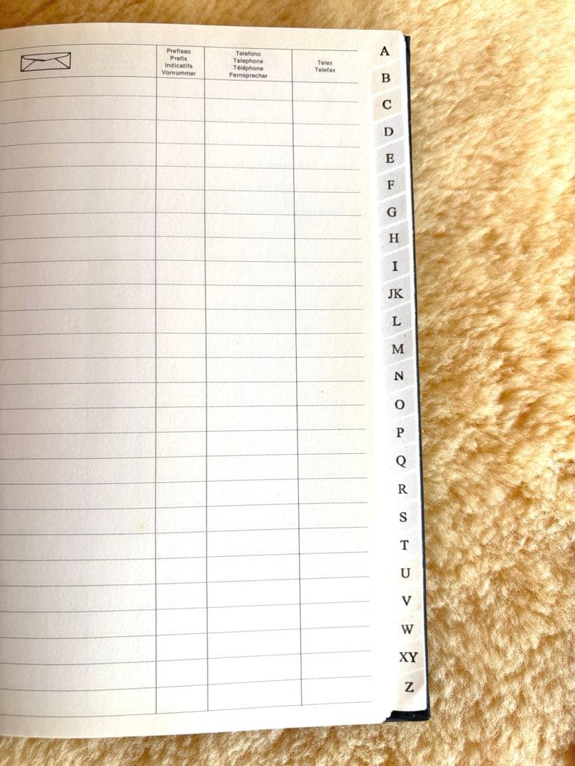 銀プレートのアドレス帳 イタリア 老舗Casa dell'Argento社製