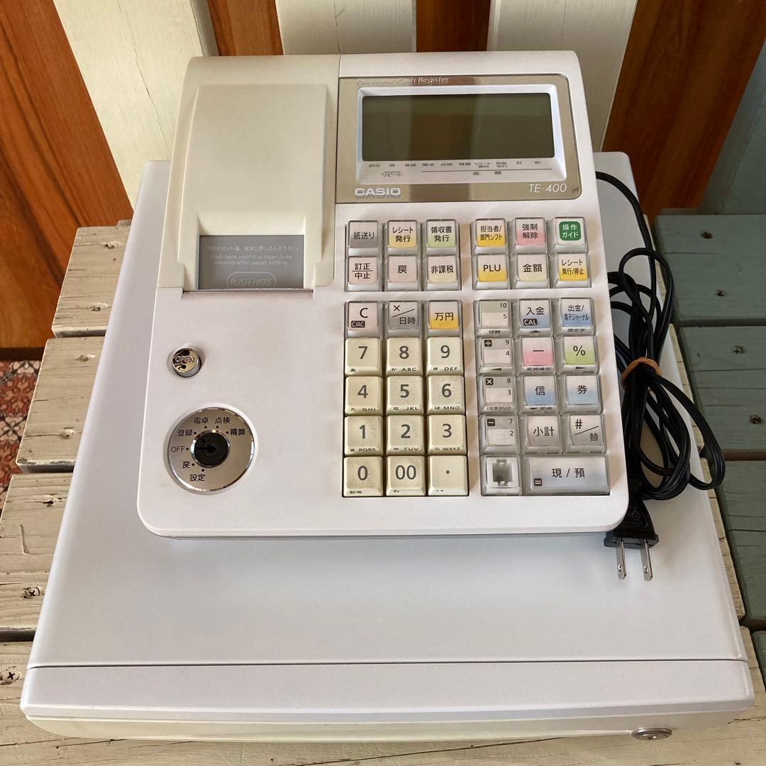 CASIO TE400 カシオレジスター レシートロール5個セット ＋おまけ有り