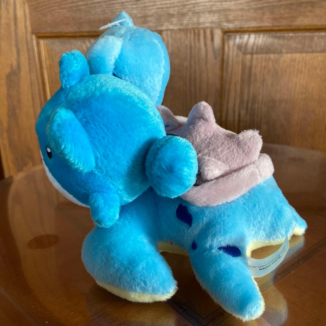 【激レア】絶版ポケペアぬいぐるみラプラス&マリル2001年ポケモンUSA