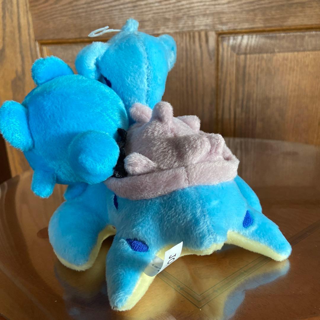 【激レア】絶版ポケペアぬいぐるみラプラス&マリル2001年ポケモンUSA