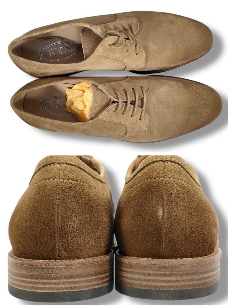 TOD'S トッズ スウェード シューズ ドレスシューズ ベージュ 29cm