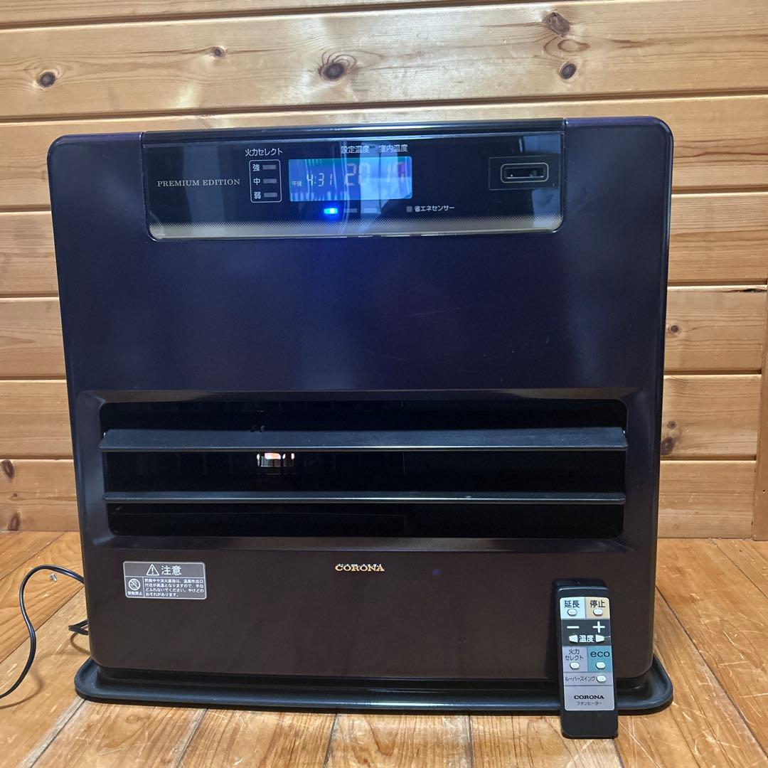 CORONA 石油ファンヒーター リモコン付き FH-WZ5717BY 暖房器具 - メルカリ