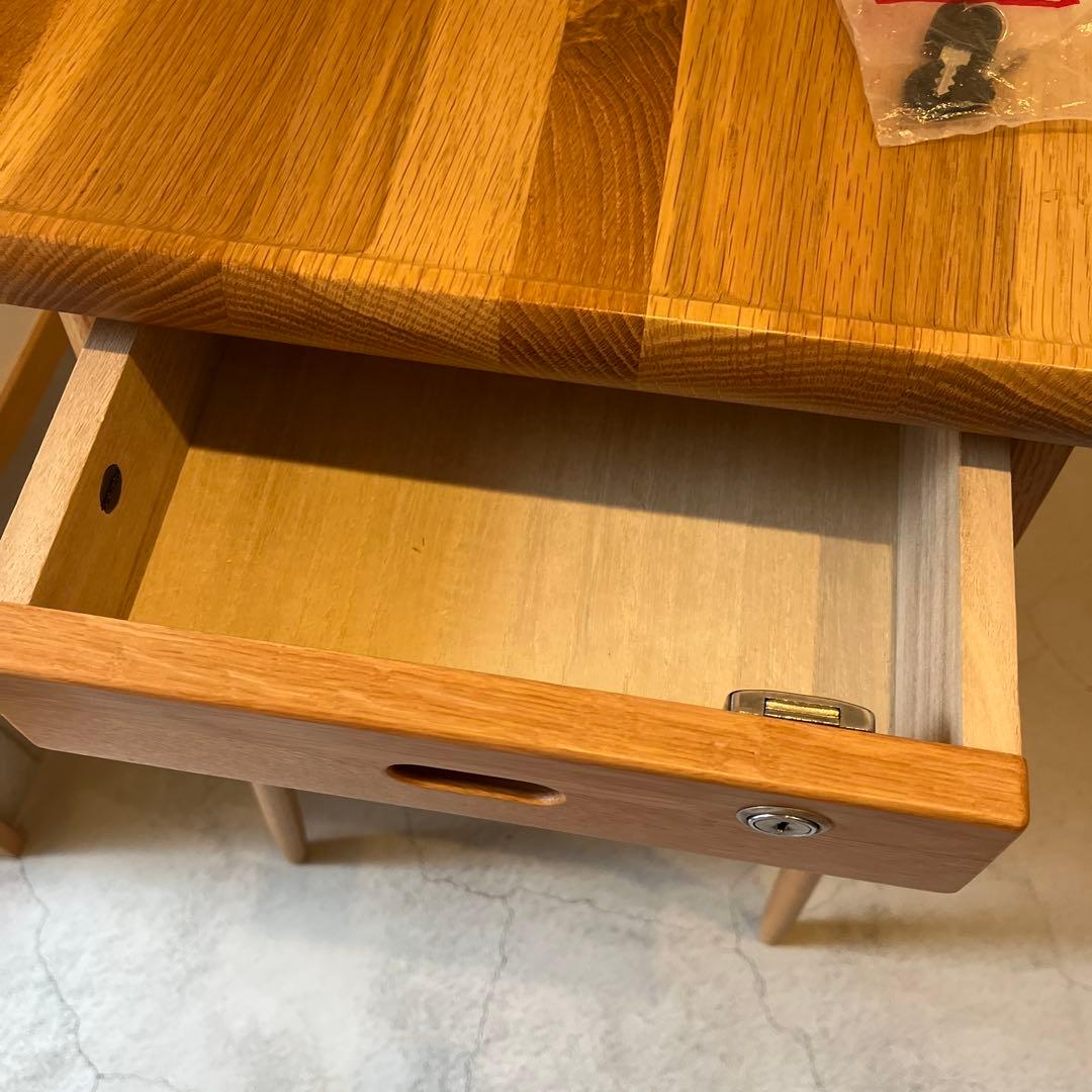 送料込み 起立木工 KOMO チェストラック オーク 無垢 棚 引き出し