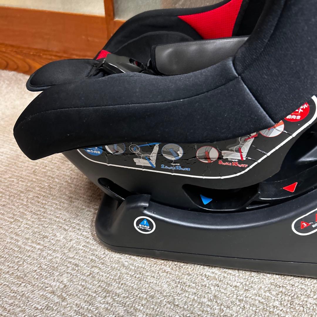 【美品】西松屋 チャイルドシート マムズキャリー・レジェ シートベルト固定