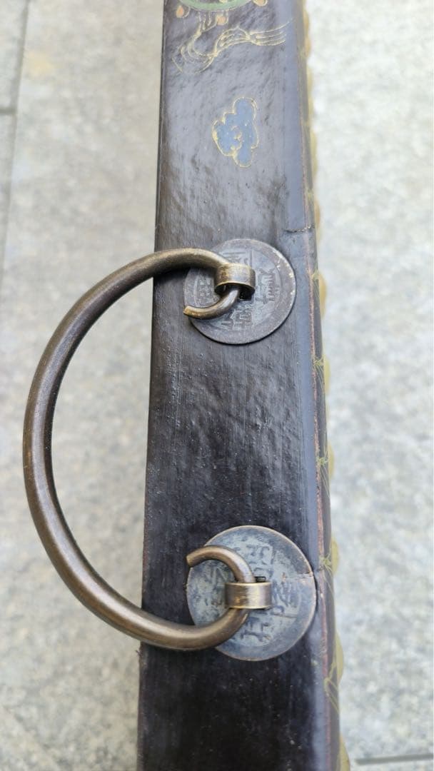 旧藏 時代物 大型文房具 木製 清国両替商用 算盘そろばん 置物