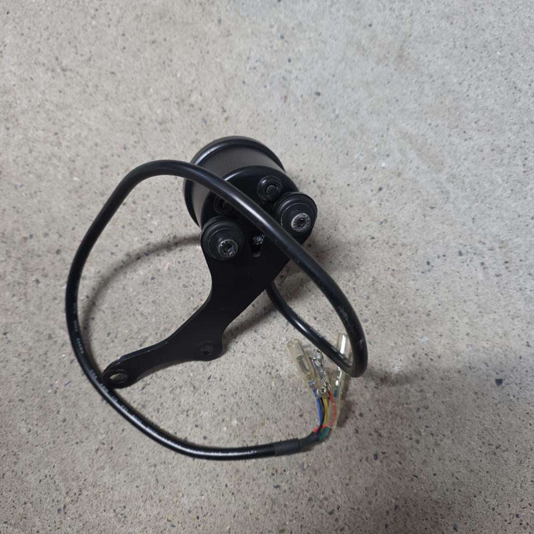 デイトナ　タコメーター ブラック 4本配線付き