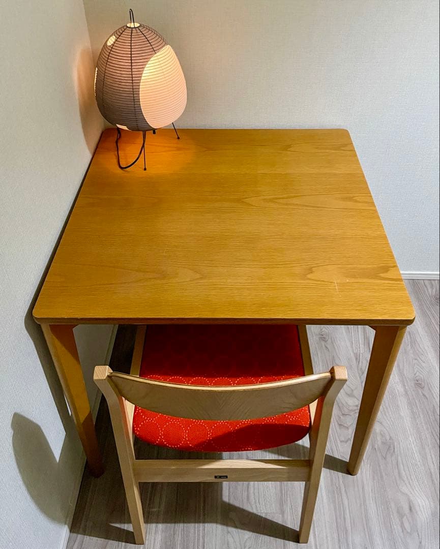 e*u様 グッドデザイン賞【天童木工】ブックテーブル木製机/USED