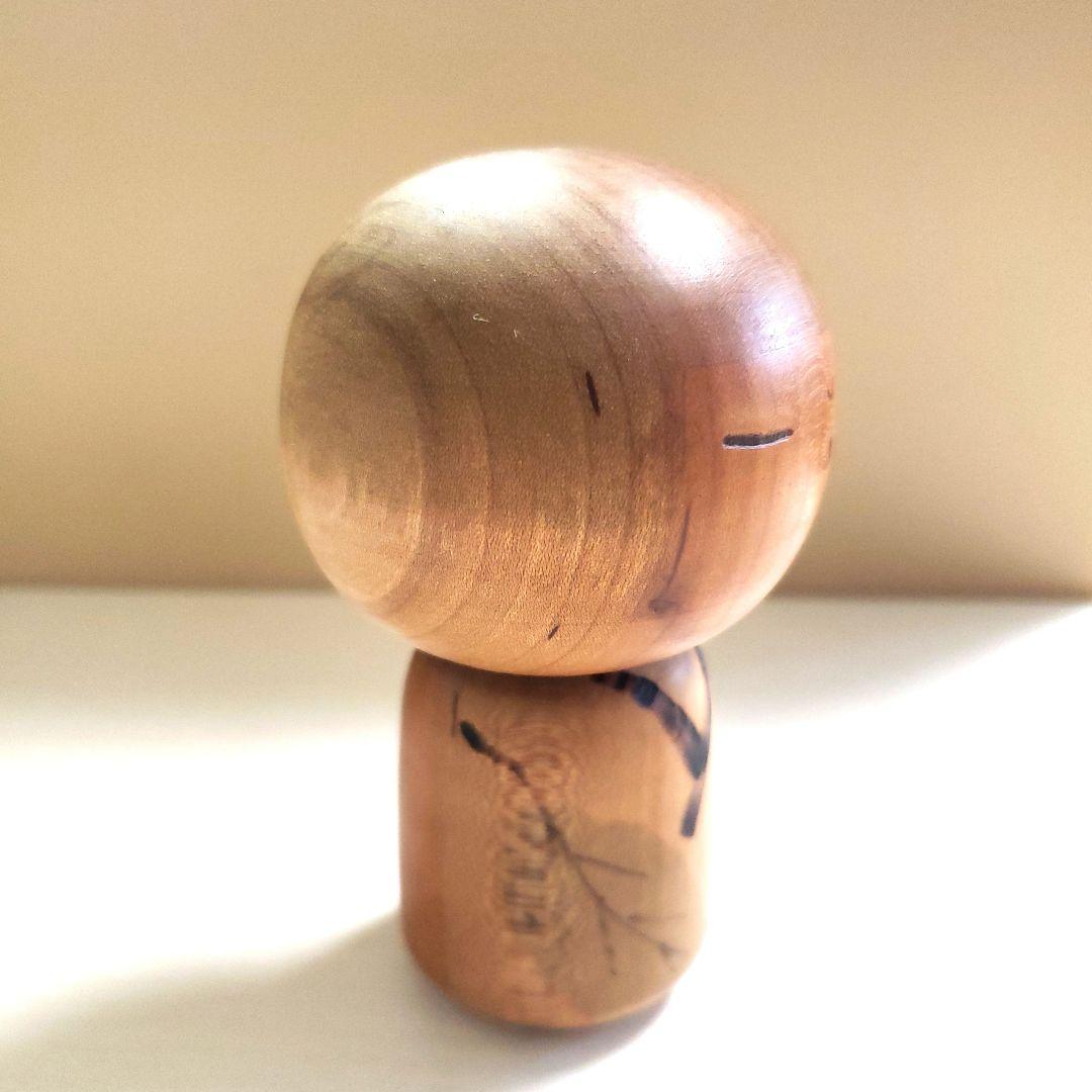 こけし4個　村上けん一作品サイン入り他