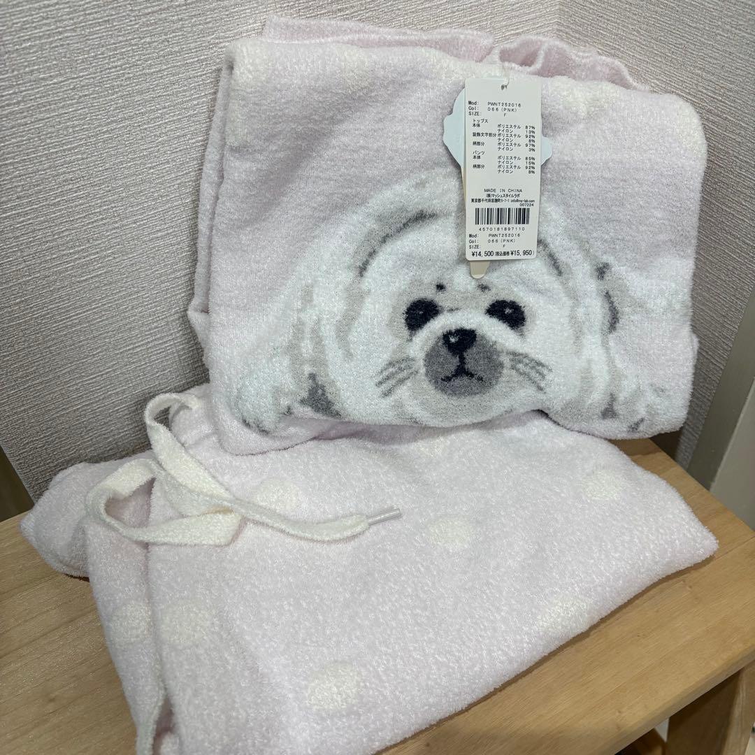 【新品】gelato pique あざらしジャガードプルオーバー&ショートパンツ