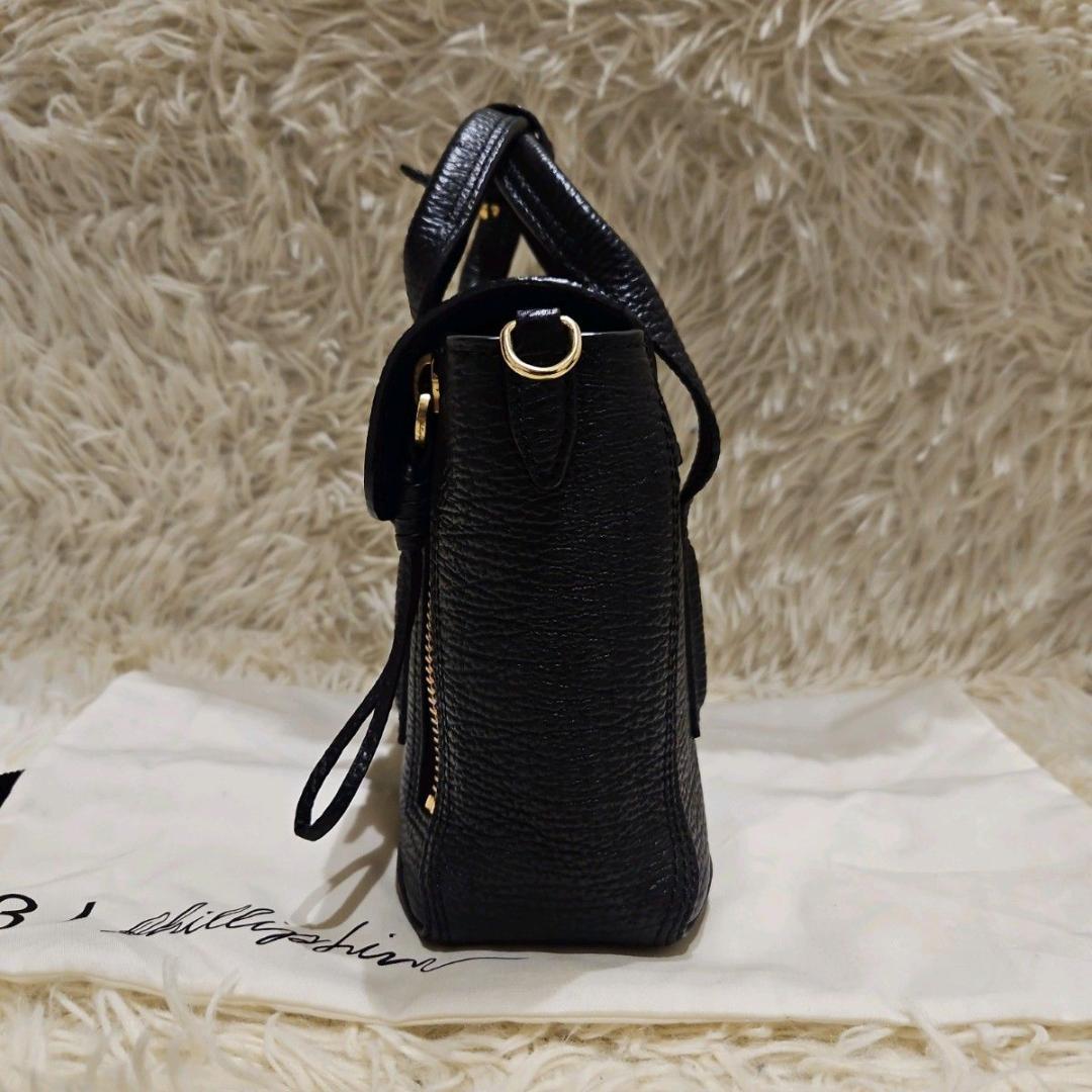 未使用級 3.1 Phillip Lim パシュリ ミニサッチェルバッグ 黒 S