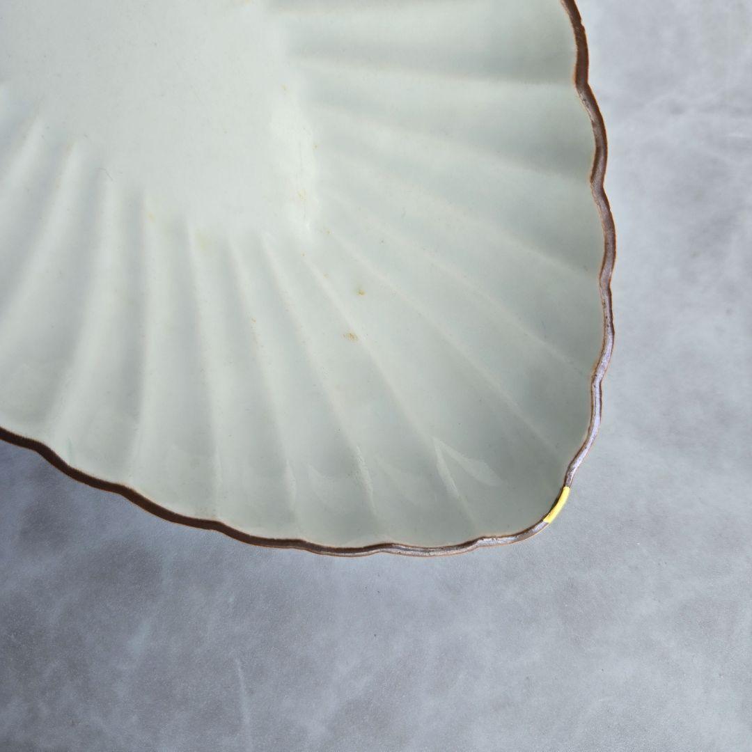 古伊万里 白磁 菊花深皿 江戸時代 染付 柿右衛門 金直し 金継ぎ