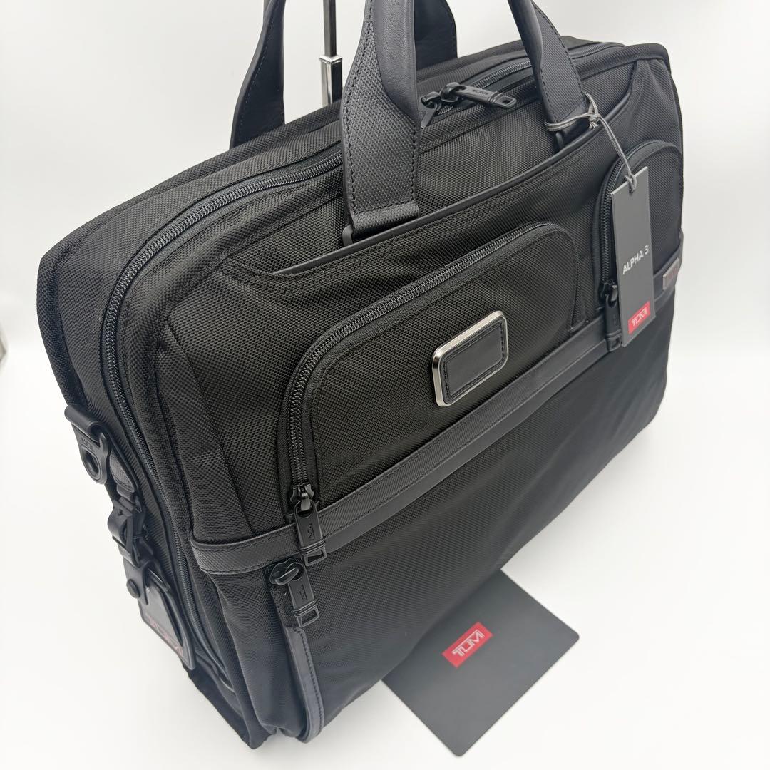 TUMI アルファ3 2way ブリーフケース ブラック A4・PC収納 メンズ