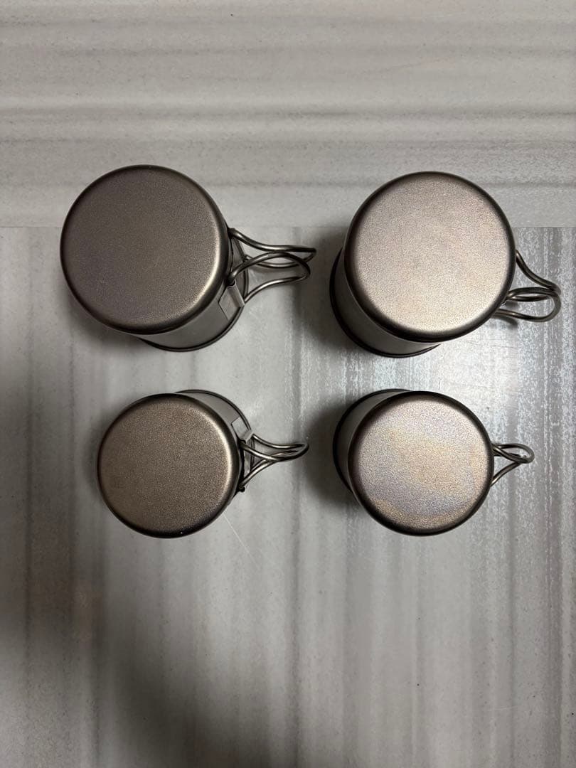 【中古】4個セット　チタンシングルマグ