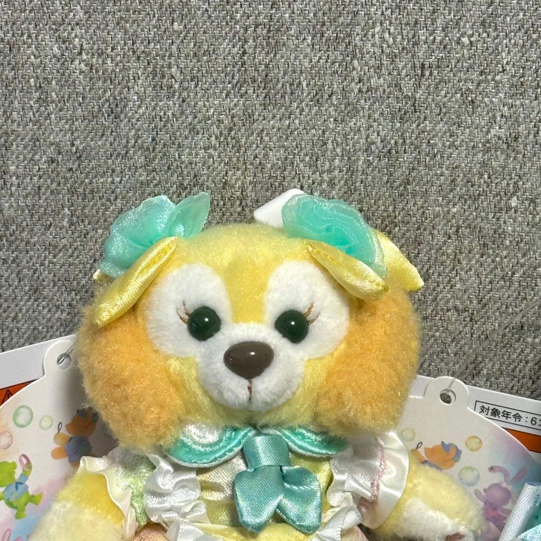 タイムセール♪0時まで！ディズニーシー　カラフルハピネス　ぬいぐるみバッジセット