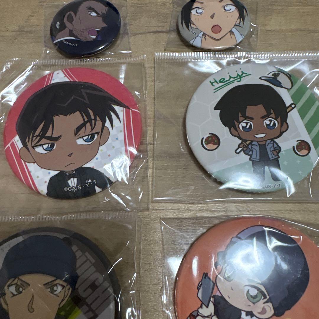 名探偵コナン 缶バッジ まとめ売り 毛利蘭 工藤新一 ジン 安室透