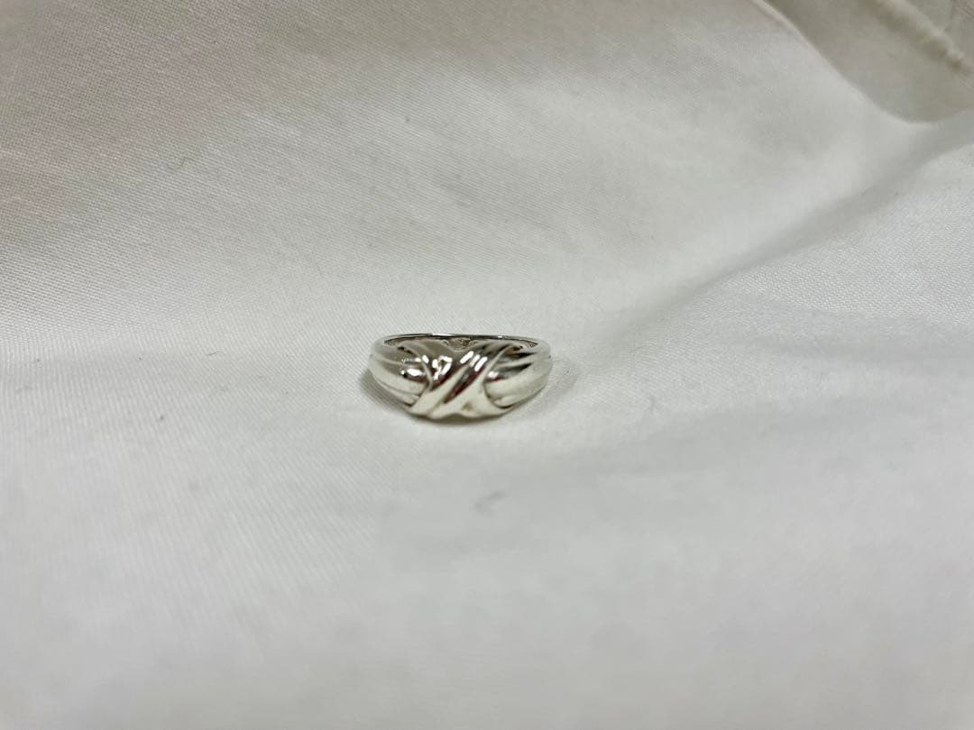 TIFFANY シグネチャークロス リング 10号 オールドティファニー