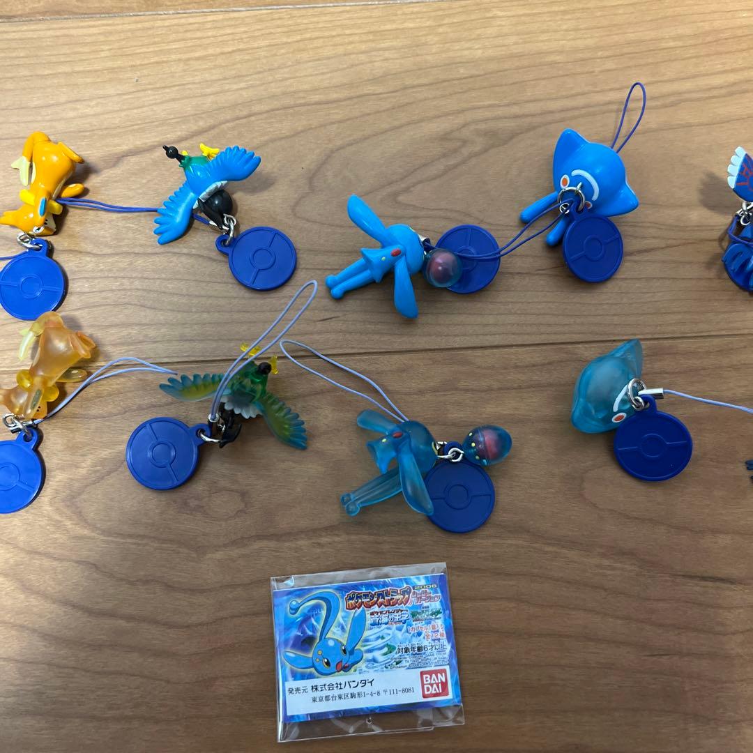 ポケモンストラップ　ムービーバージョン　蒼海の王子マナフィ　全12種