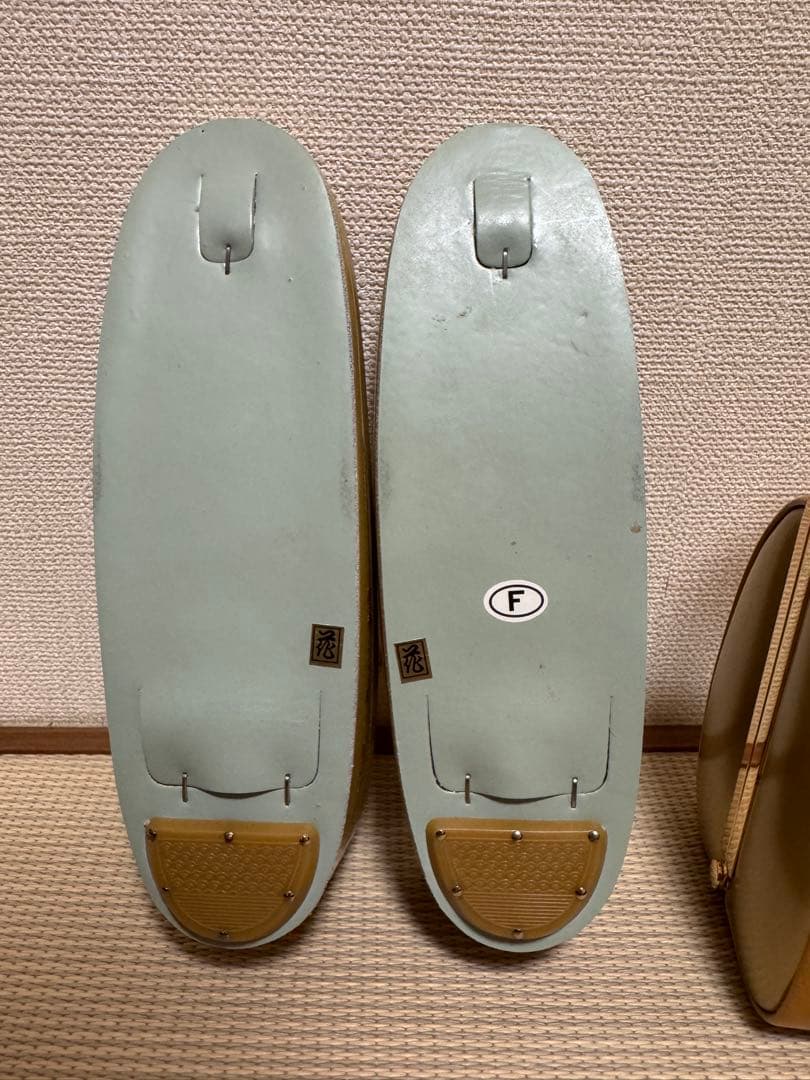 【未使用】和装用バッグ 本革　草履セット　50,000円のお品