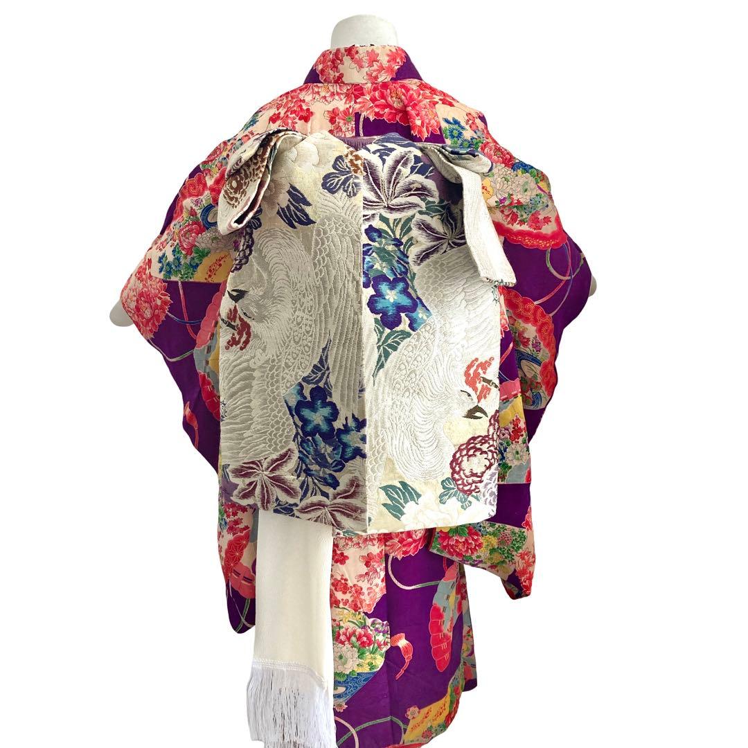 ★ねむです★女の子 子供着物 七五三 アンティーク着物 NO42