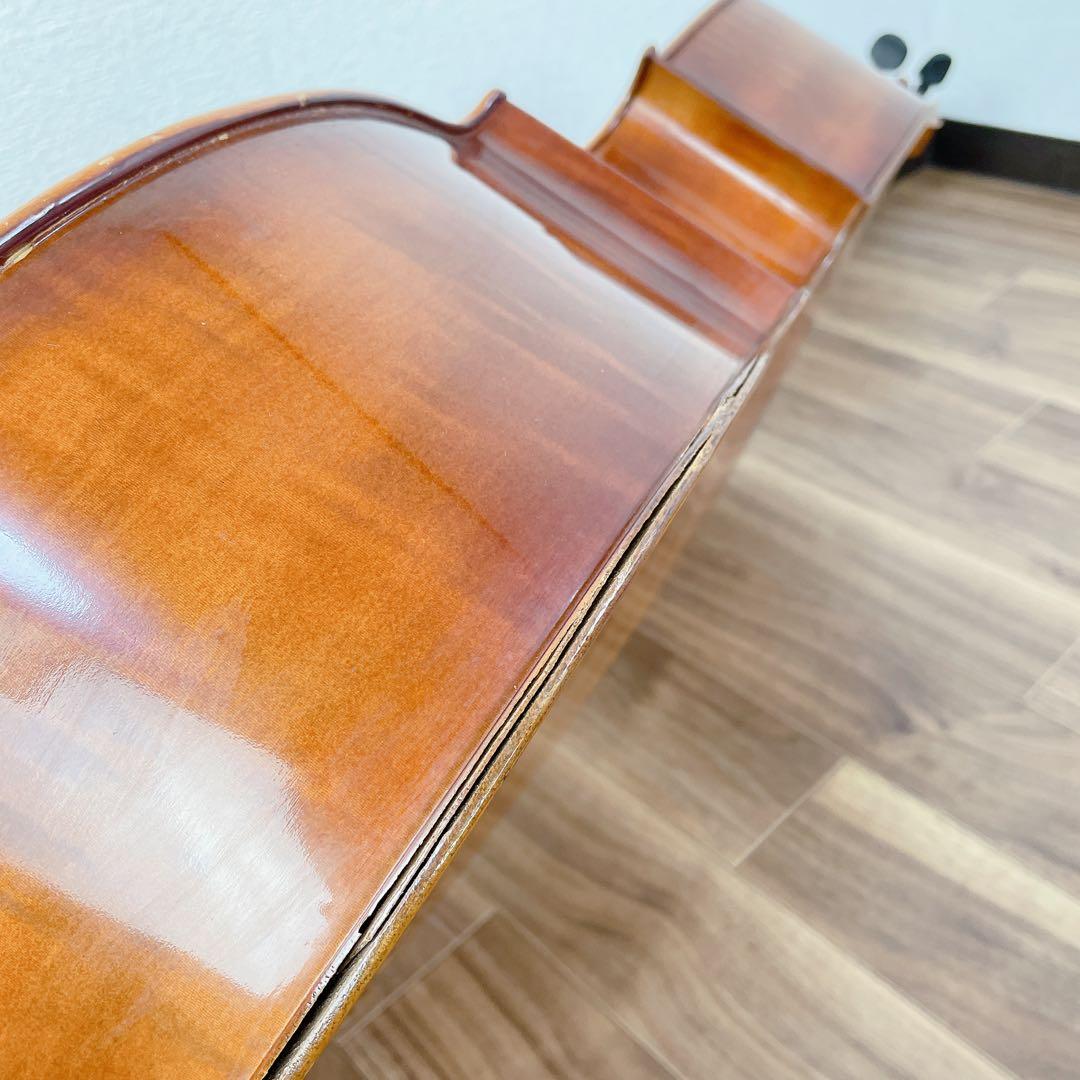 SUZUKI チェロ 4/4 No.72 1977 虎杢が綺麗