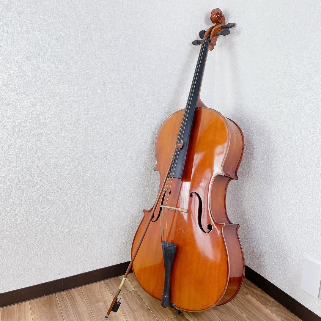 SUZUKI チェロ 4/4 No.72 1977 虎杢が綺麗