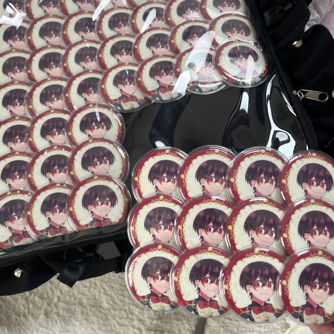 カラフルピーチ ゆあんくん 缶バッジ ぷぴぱ 痛バ A3 80個セット