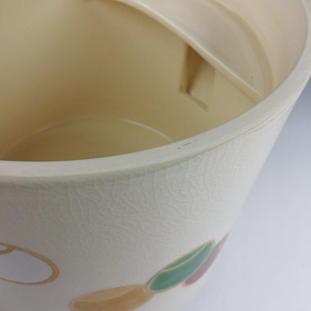 T819 水次 『色絵 つぼつぼ文』『鳴滝窯 橋本城岳 造』 共箱 茶道具