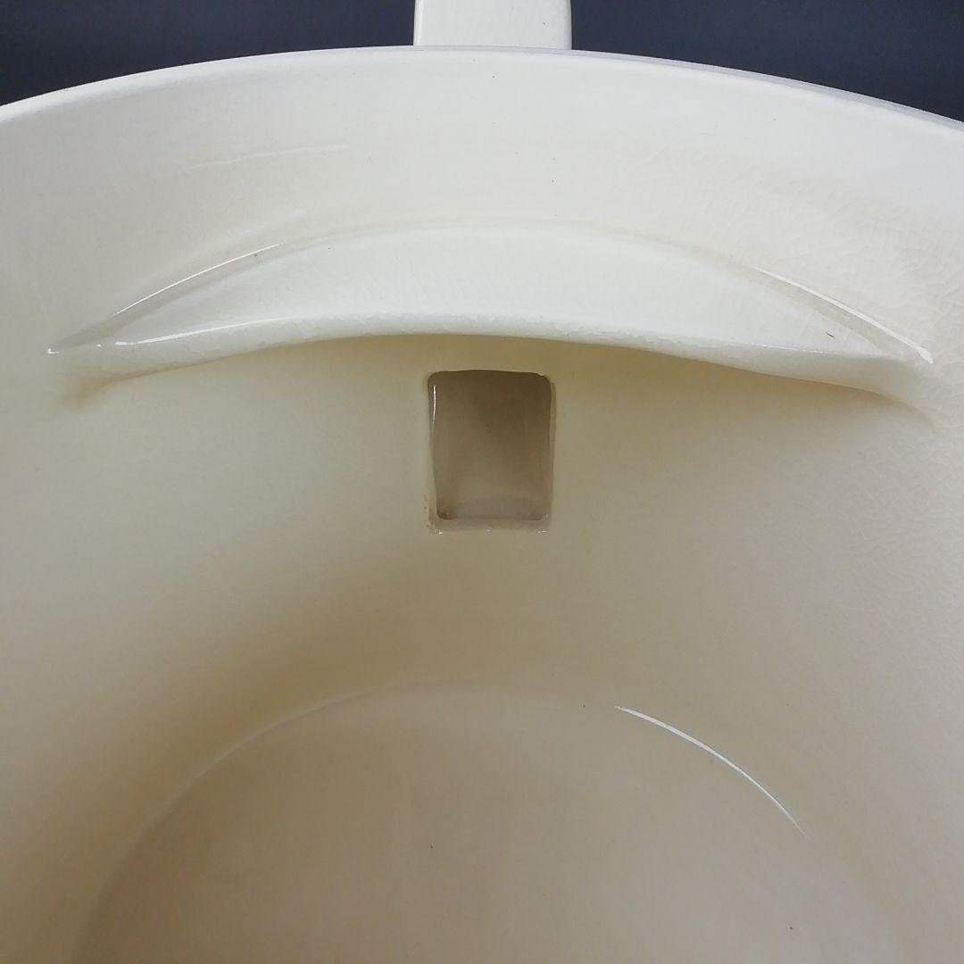 T819 水次 『色絵 つぼつぼ文』『鳴滝窯 橋本城岳 造』 共箱 茶道具