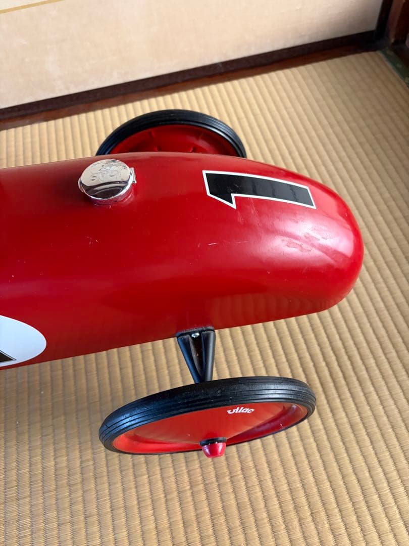 フランス製　希少　ヴィラック　VILAC レーシングカー　レッド　インテリアにも
