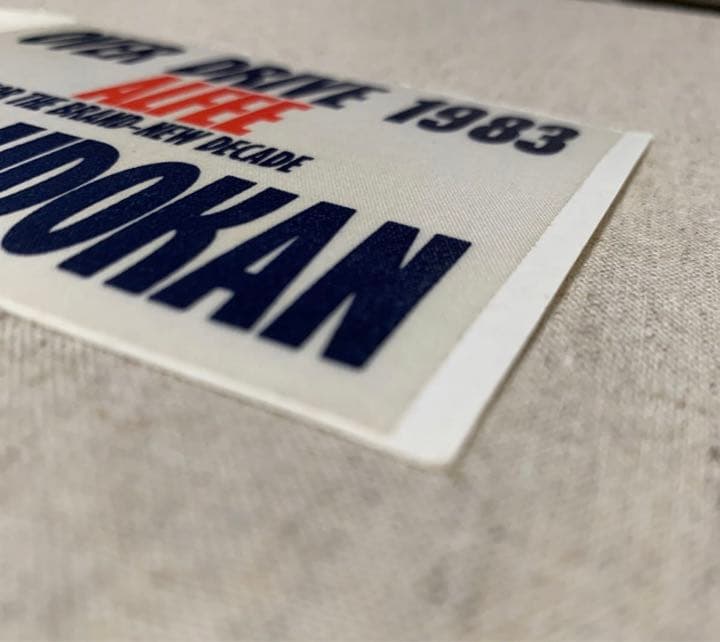 the ALFEE ★1983 BUDOKAN 当時配布されたステッカー