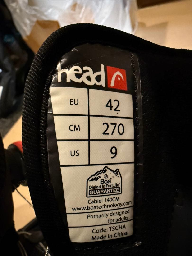 ヘッド HEAD TSCHA BOA スノーボード ブーツ ボア 27cm