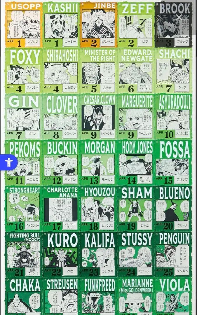 ワンピース ベースショップ 一番くじ アクリルブロックチャーム 未開封　１０個