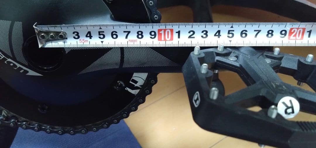 猫富士様用：運賃込】LEADER735 ピストバイク マーブル×ラメ