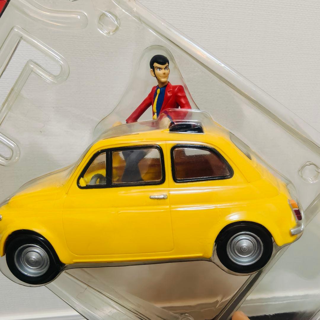 ルパン三世＆フィアット500☆峰不二子黒ライダースーツ＆赤バイクVer