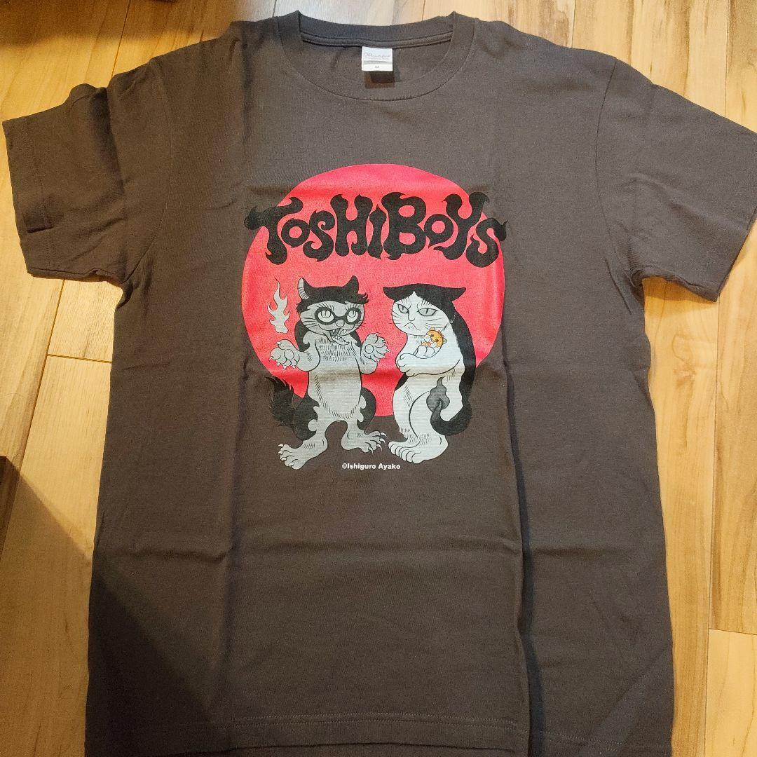 都市ボーイズ TOSHI BOYS 石黒亜矢子 ネコボーイズ Tシャツ M