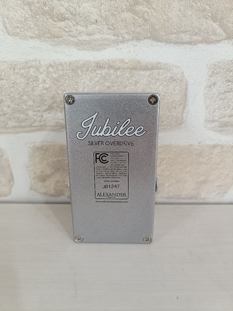 ギター AlexanderPedals Jubilee Silver Overdrive
