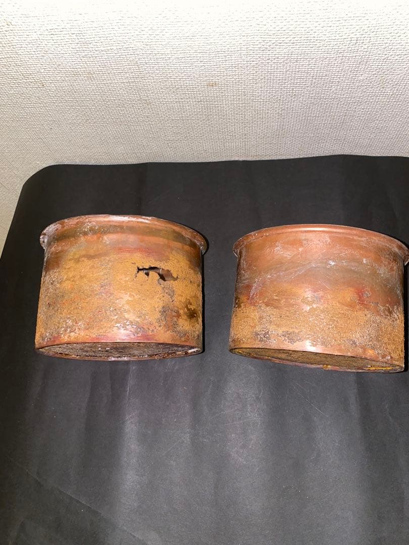 金沢桐工芸品、桐火鉢 2個セット 岩本清商店 - 豆火鉢 全国送料