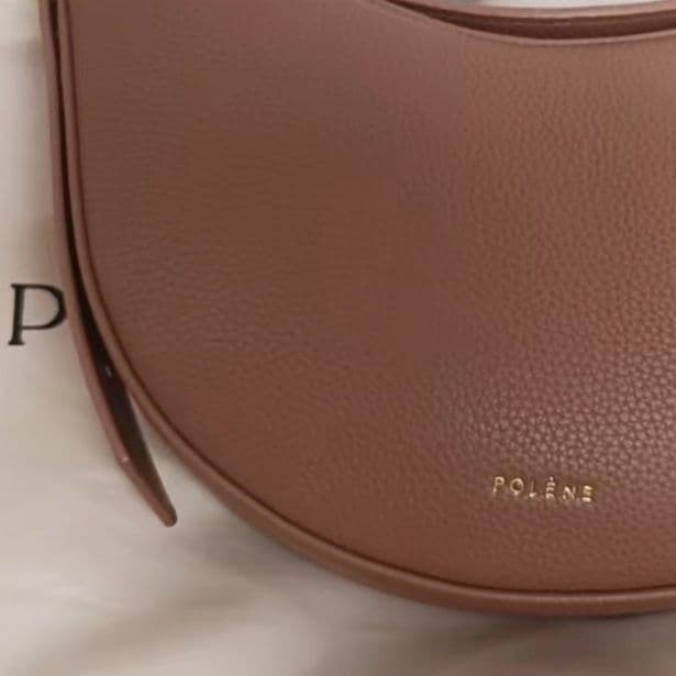 Polene ポレーヌ tonca トンカ キャメル ブラウン ショルダーバッグ