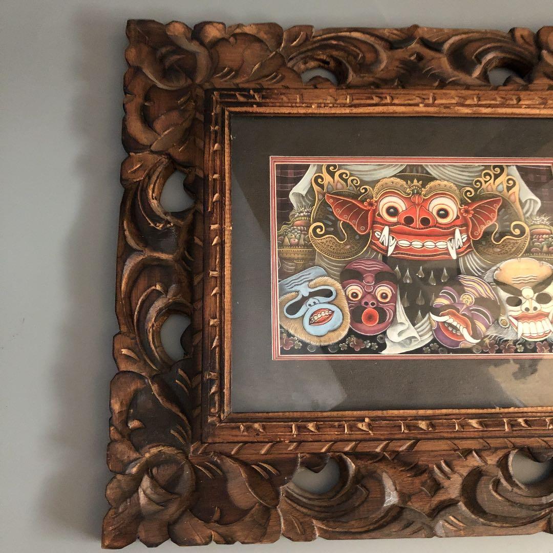 バリ島　額絵　③