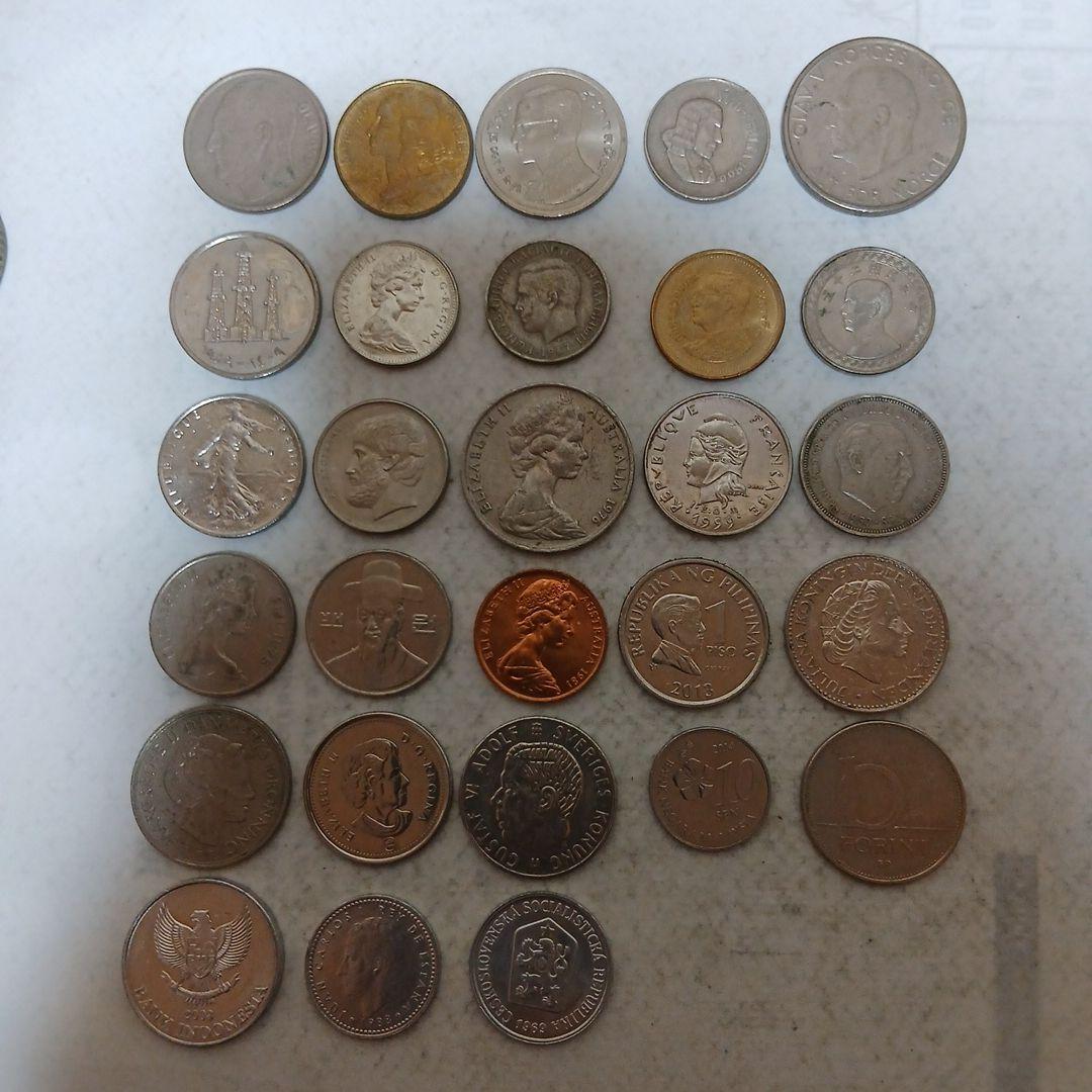 古銭 まとめ売り 外国海外コレクション28枚セット 250 - メルカリ