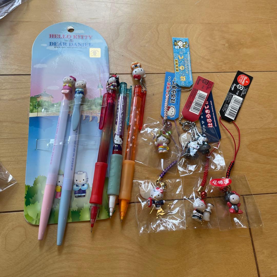 ご当地キティちゃんシャーペン　ボールペン　ハローキティ 52本セット　根ずけ5個