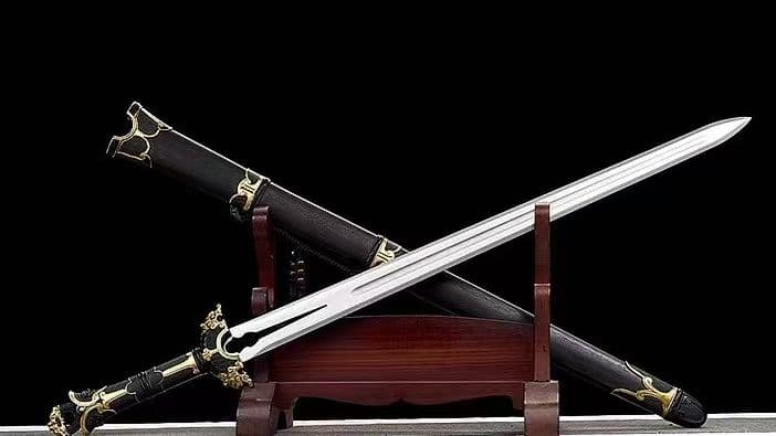 【碧水の剣】古兵器 武具 刀装具 日本刀　模造刀 居合刀 武士道 鑑賞用 美術刀