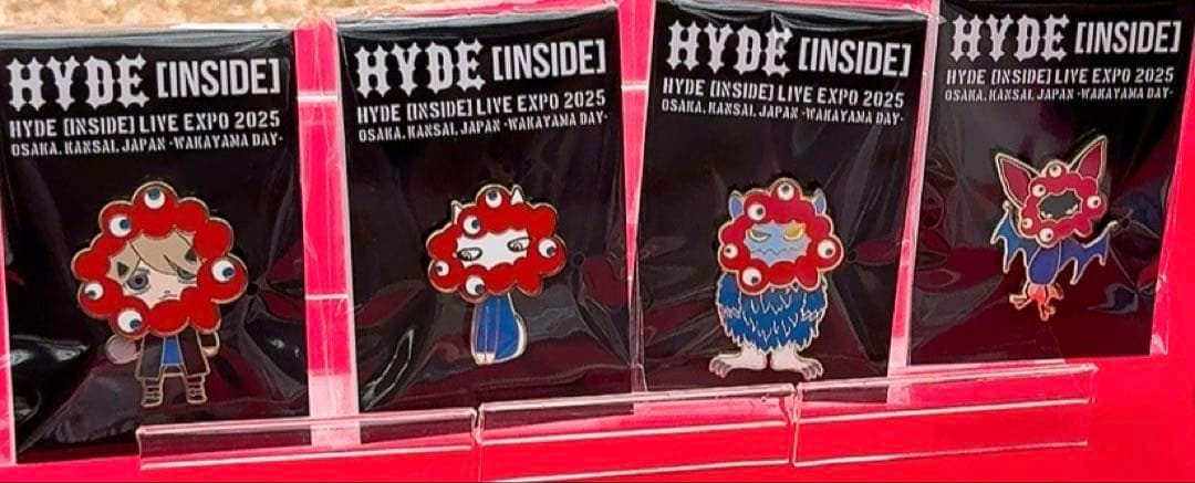HYDE [INSIDE] LIVE EXPO 2025 ピンバッジ全4種