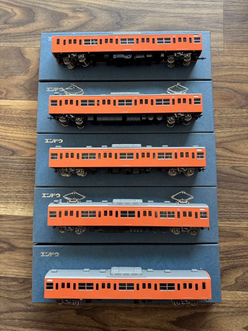 【エンドウHO】 201系 オレンジ 5両セット