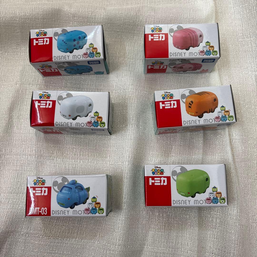 ディズニーモータース ツムツムトミカ6台セット DMT-03・その他番号なし