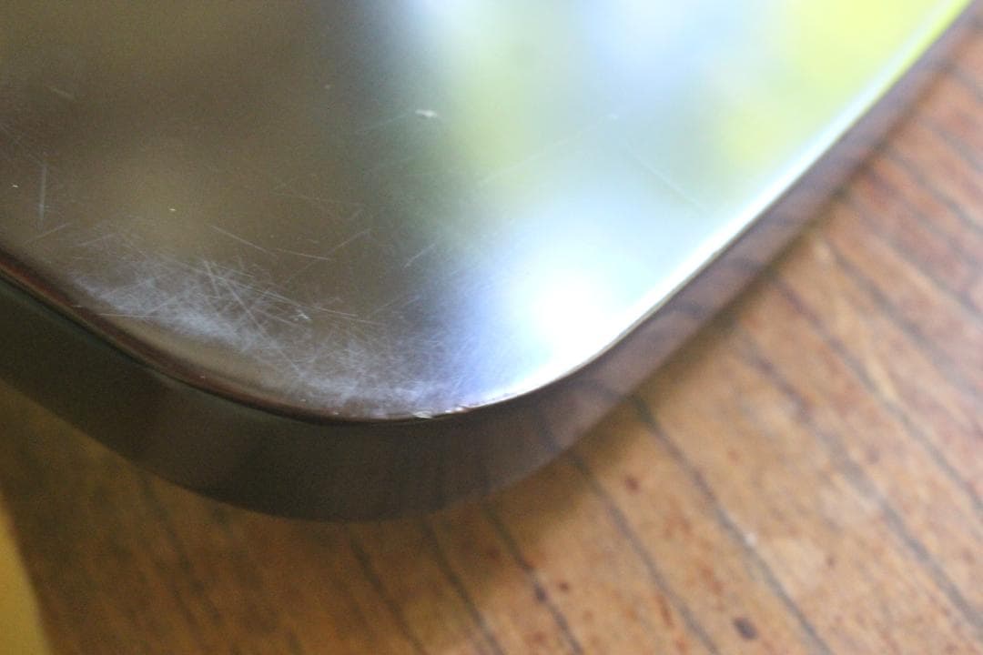 極小保管傷のみ！シンプルデザインに上質黒漆の美しい隅丸四方膳（検輪島塗お膳お盆