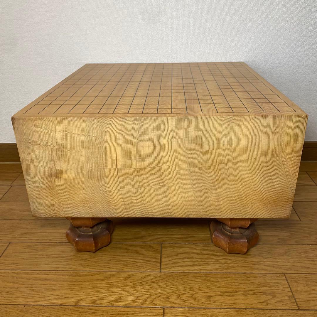 囲碁盤　碁石セット　5.7寸　厚さ17.5㎝　脚付