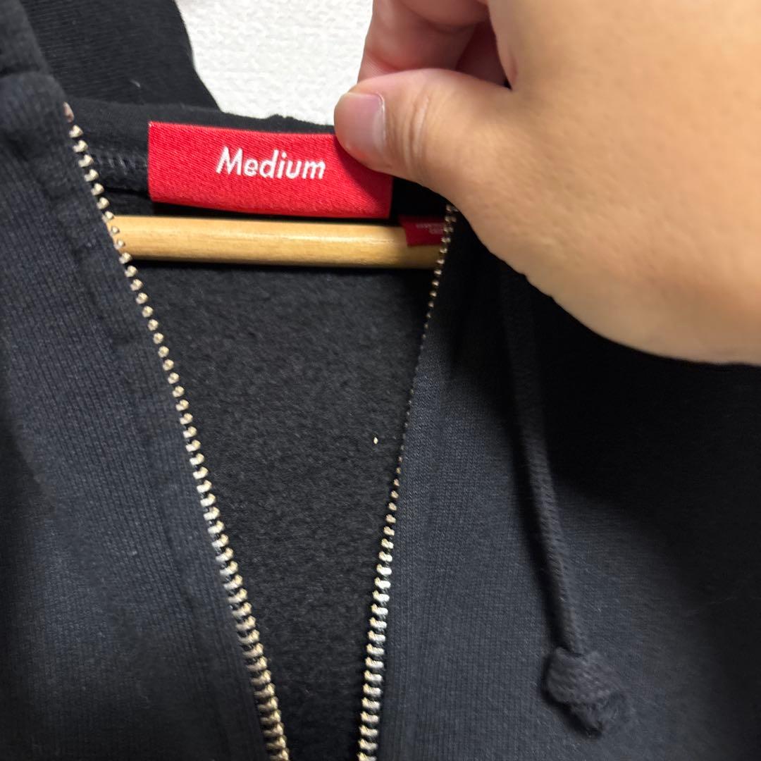 Supreme Big Logo Zip Up パーカー ビック　hooded