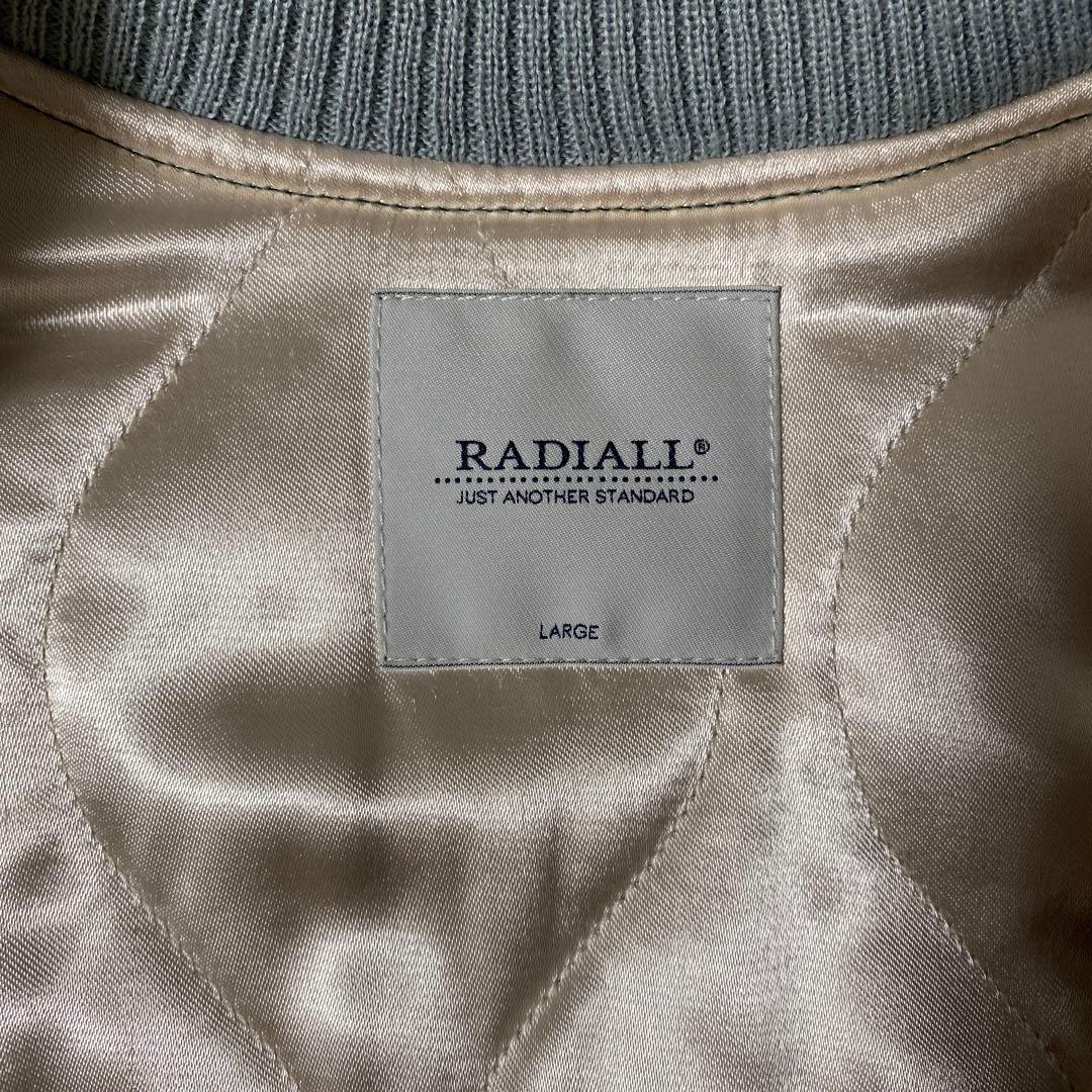 RADIALLダークグリーン ベロアジャケット L